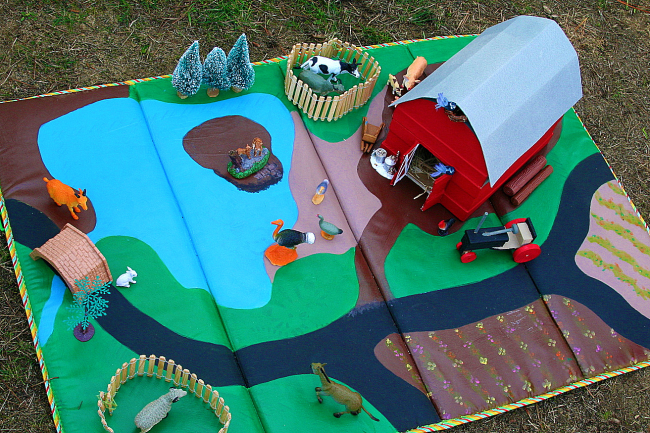 re-use childs play mat