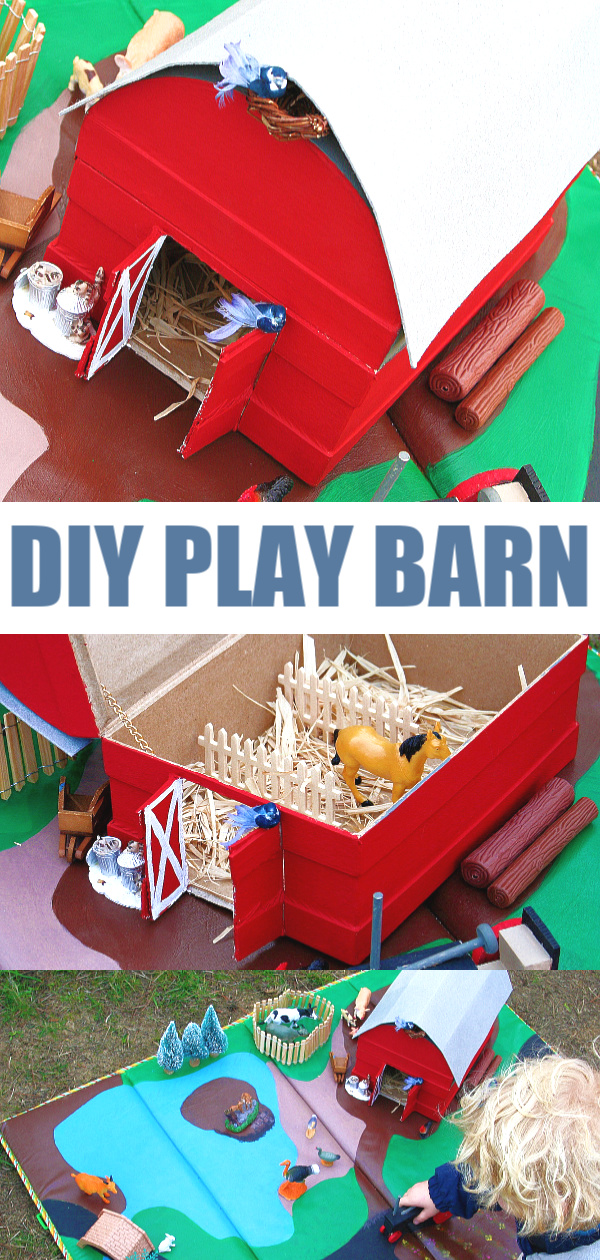 Diy play barn and farm for kids