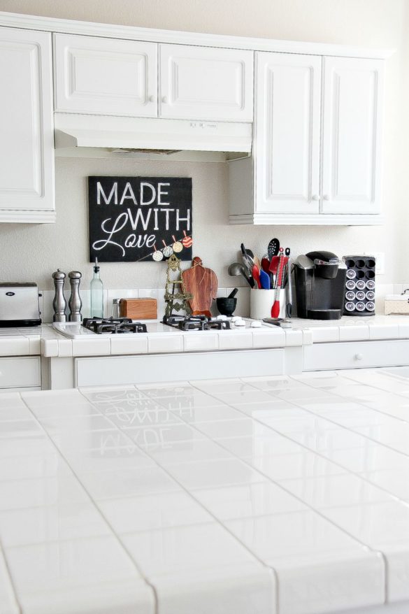 How To Clean Kitchen Counter Tile Grout Tonya Staab   How To Clean White Tile Grout 585x878 