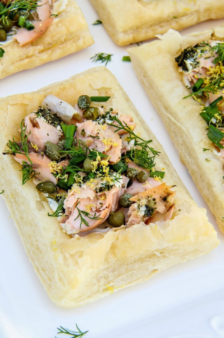 Salmon Pesto And Cream Cheese Pastries | Tonya Staab