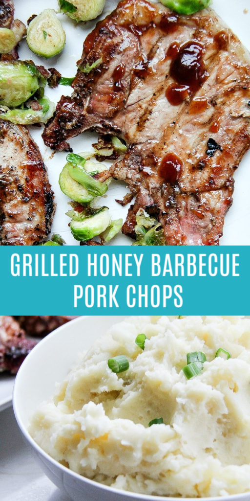 Grilled Honey Barbecue Pork Chops | Tonya Staab