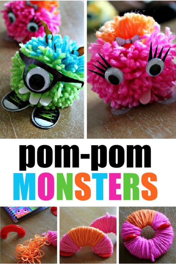 How to Make Pom Pom Monsters | Tonya Staab