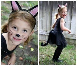 Semi-homemade Black Cat Costume | Tonya Staab