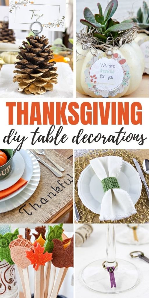 Inexpensive DIY Thanksgiving Table Decorations | Tonya Staab