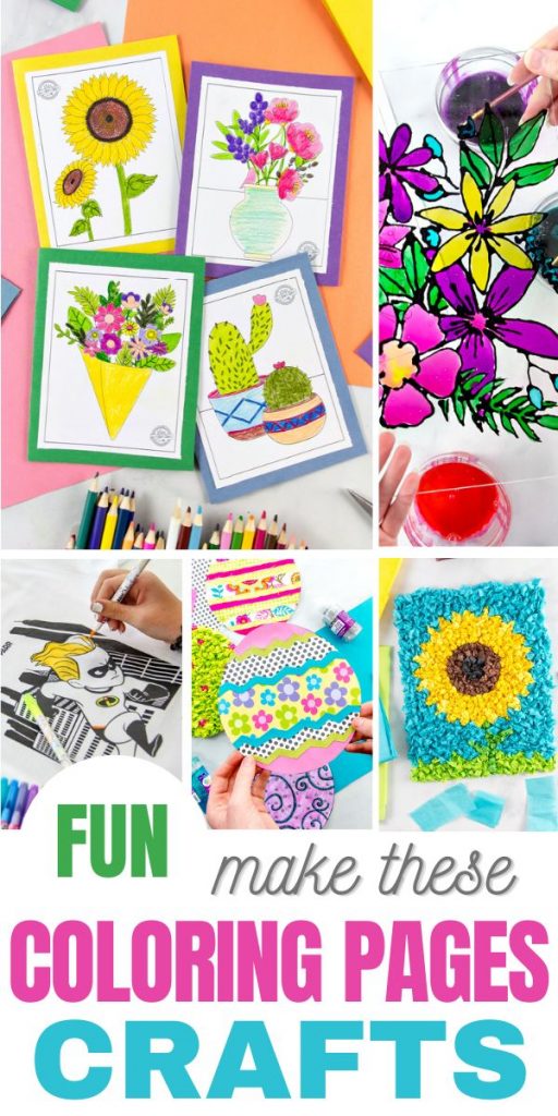 Crafts You Can Make With Coloring Pages | Tonya Staab