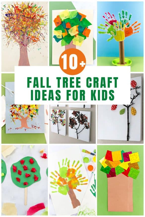 10+ Colorful Fall Tree Craft Ideas for Kids | Tonya Staab